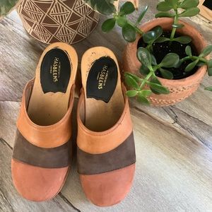 Swedish Hasbeen Retro Stripe Clog